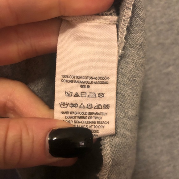 Free People - We The Free Grey Top size M - Picture 3 of 4